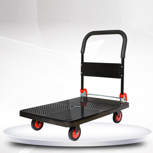 平板車-黑色（sè）單（dān）層平板車