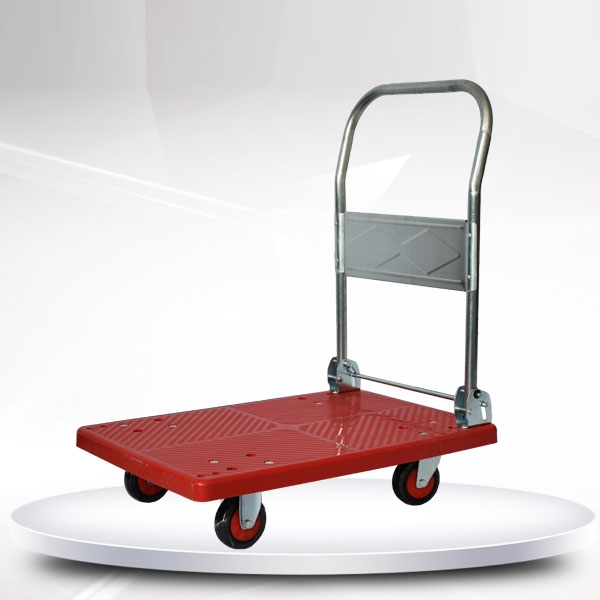 平板車-紅色單層平板車